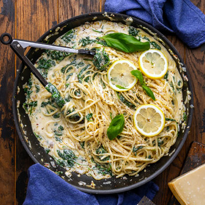 Spinach Ricotta Pasta