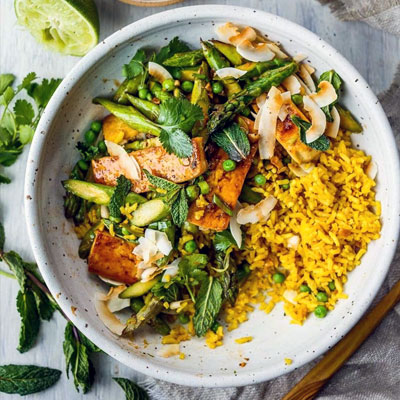Coconut Veg Rice Bowl