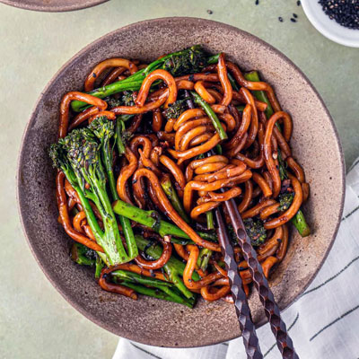 Garlic Udon Stir Fry