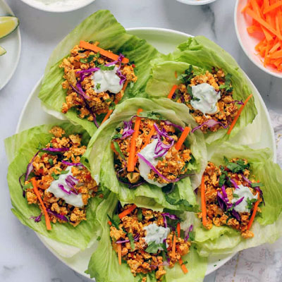 Tofu Lettuce Wrap